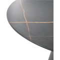 Jídelní stůl STELLA 120 cm černý mramor