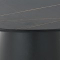 Jídelní stůl STELLA 120 cm černý mramor