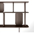 Regál Tulumo 120 cm ořech Villa II
