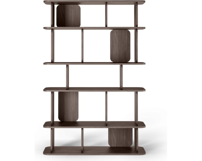 Regál Tulumo 120 cm ořech Villa II