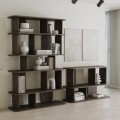 Regál Tulumo 120 cm ořech Villa