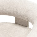 Designové křeslo Hella bouclé béžové