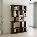 Regál Tulumo 120 cm ořech Villa II