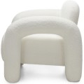 Designové křeslo Vico bouclé krémové