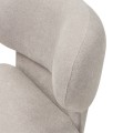 Designová jídelní židle Nabila bouclé šedá