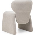 Designová jídelní židle Nabila bouclé šedá