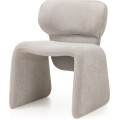 Designová jídelní židle Nabila bouclé šedá