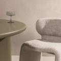 Designová jídelní židle Nabila béžovo-šedá