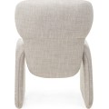 Designová jídelní židle Nabila béžovo-šedá