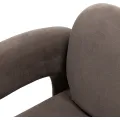 Designové křeslo Vico samet hnědé