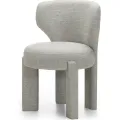 Designová jídelní židle Elaine béžovo-šedá