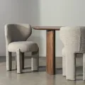 Designová jídelní židle Elaine béžová