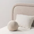 Dvoulůžková čalouněná postel Ovoid 140x200 s úložným prostorem béžová