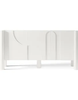 Designová komoda Lunaria 160 cm bílá
