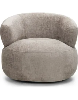 Otočné designové křeslo Ambi béžové