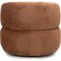 Otočné designové křeslo Rumble měděné