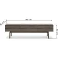 TV stolek Quadri 186 cm expresso