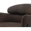 Jídelní křeslo GRANDA samet čokoládové/expresso