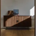 Komoda Gliss 160 cm ořech tmavý