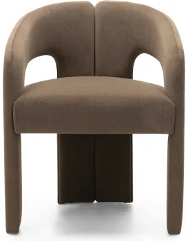 Designové křeslo Castelo moka