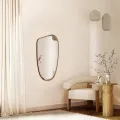 Nástěnné zrcadlo Frivatti 60x100 cm černé