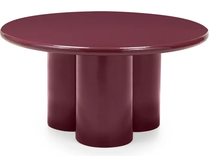 Konferenční stolek Everett 80 cm vínový