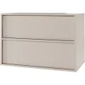 Závěsná skříňka pod umyvadlo Mossy s deskou 80 cm kašmírová