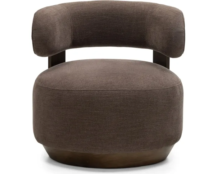 Designové křeslo Dolce espresso/ořech