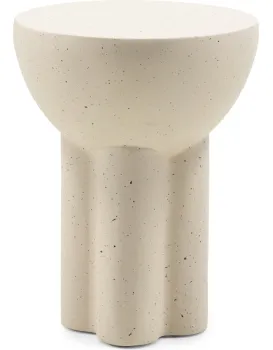 Odkládací stolek Poppa 36 cm béžový