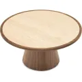 Konferenční stolek Kyoto 80 cm travertin/ořech