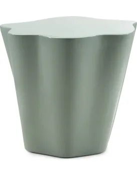 Odkládací stolek Bow 49 cm zelený lesklý
