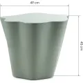 Odkládací stolek Bow 49 cm zelený lesklý
