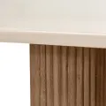 Zahradní stůl Rovigo 220 cm z masivu akáciové dřevo hnědý/béžový