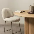 Čalouněná barová židle Fiori béžová