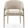 Designová čalouněná jídelní židle Umbra béžová