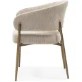 Designová čalouněná jídelní židle Umbra béžová