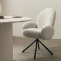 Otočné jídelní křeslo Belize šedé