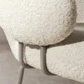 Čalouněné jídelní křeslo Fiori béžové