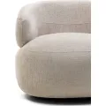 Otočné designové křeslo Rumble světle béžové