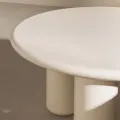 Konferenční stolek Blair 60 cm krémový