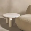 Konferenční stolek Blair 60 cm krémový