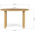 Konzolový stolek Oriento 120 cm dub přírodní