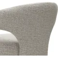 Designové čalouněné jídelní křeslo Nuria béžovokrémové