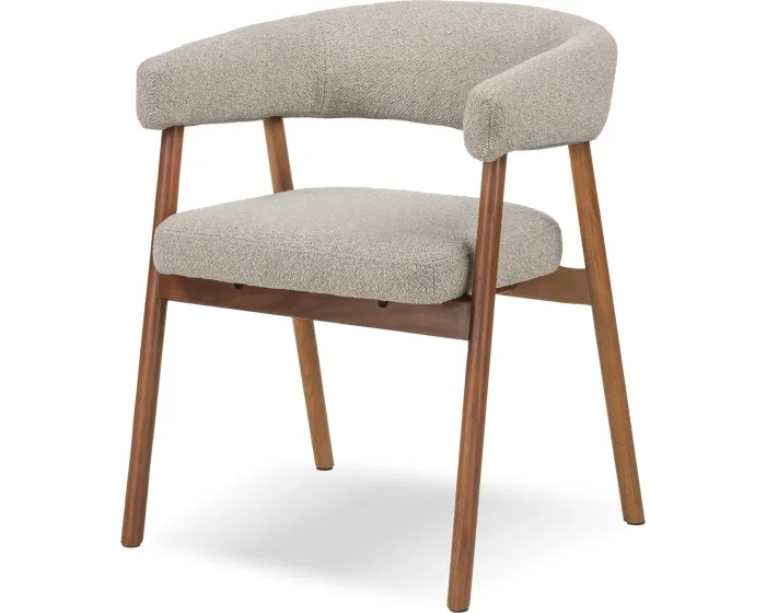 Designová jídelní židle Giovani z masivu hnědá