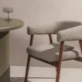 Designová jídelní židle Giovani z masivu hnědá