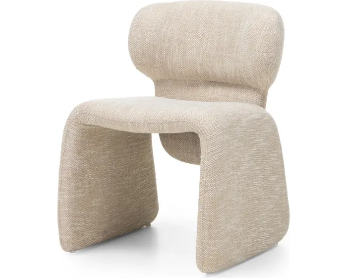 Designová jídelní židle Nabila béžová