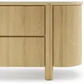 Komoda Segretto 160 cm travertin/dub přírodní