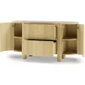 Komoda Segretto 160 cm travertin/dub přírodní