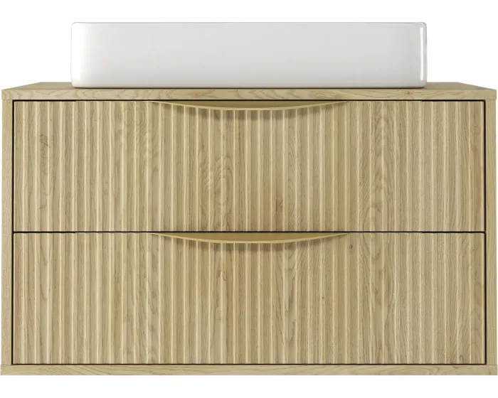 Závěsná skříňka pod umyvadlo Avila s deskou 80 cm dub Cremona Torro