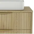 Závěsná skříňka pod umyvadlo Avila s deskou 80 cm dub Cremona Torro